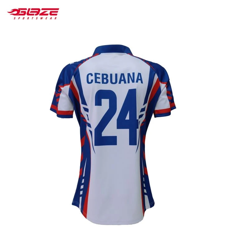 White Short Sleeve Rugby Jerseys