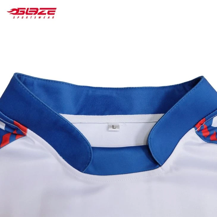 White Short Sleeve Rugby Jerseys